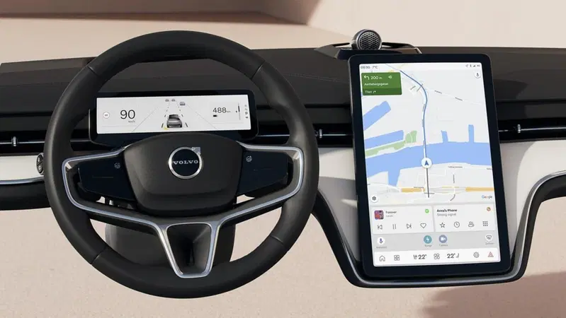 Volvo EX90, i dettagli dell'infotainment