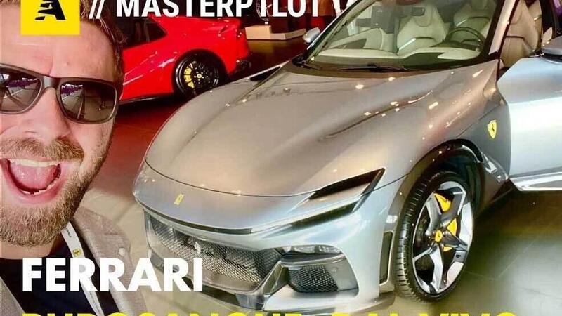Ferrari Purosangue: eccola dal vivo, fuori e dentro e i dettagli pi&ugrave; piccoli 