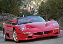 La Ferrari F50 di Michael Schumacher va all'asta. Autografata non da Schumi, ma...