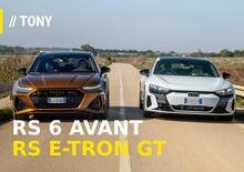 Qual è la migliore Audi da Gran Turismo? Confronto fra RS 6 Avant e RS e-tron GT