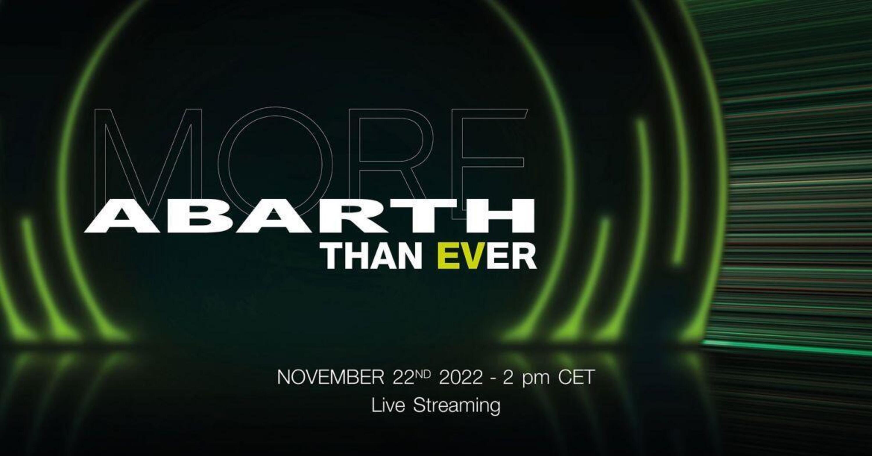 Il giorno dello Scorpione: Abarth elettrica al debutto il 22 novembre