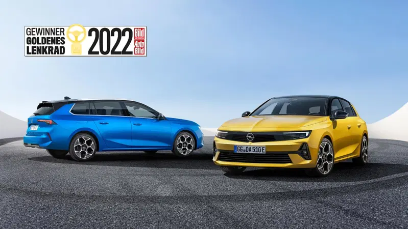 Opel Astra vince il Golden Steering Wheel 2022