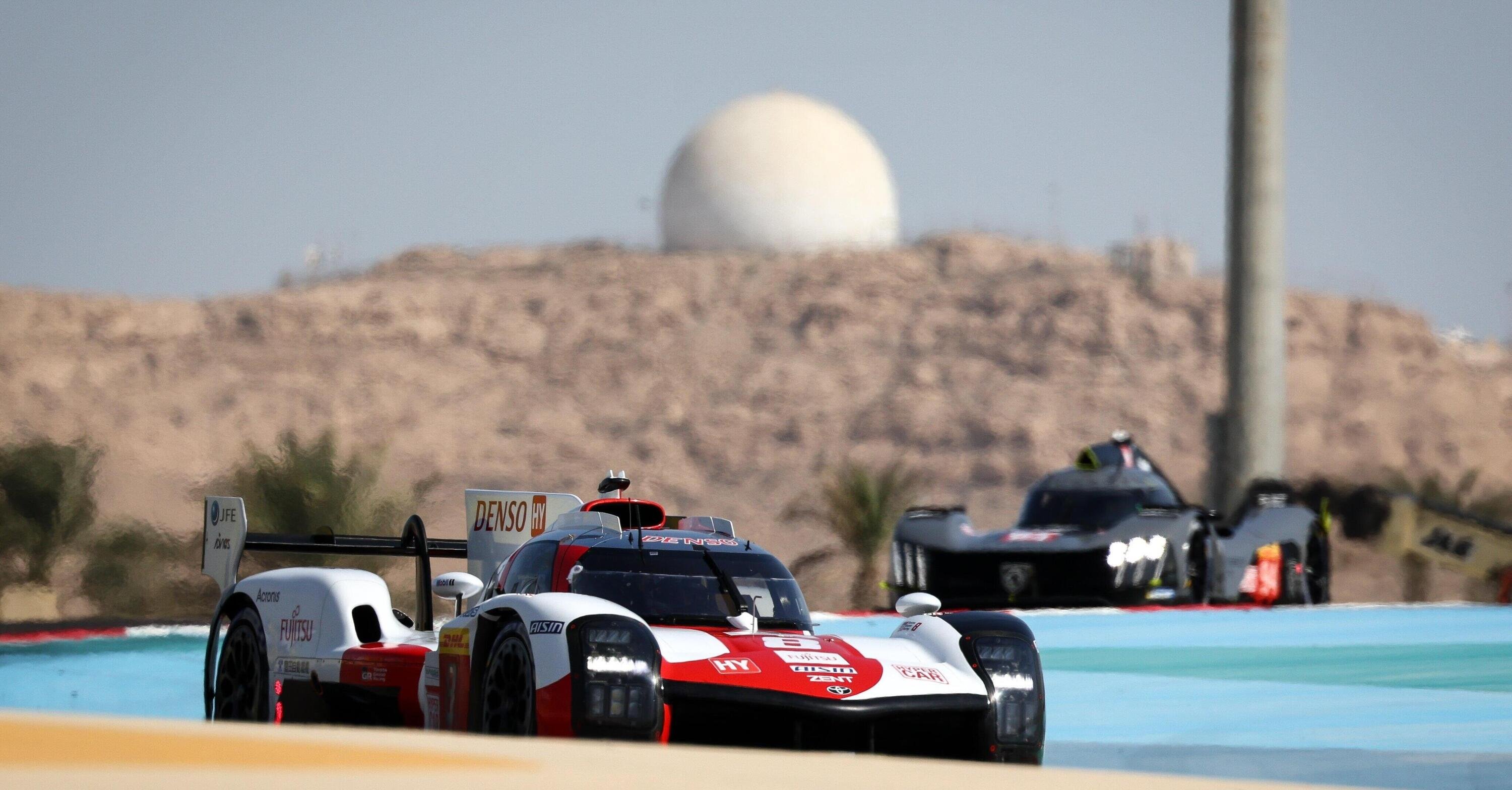 WEC 2022, 8 ore Bahrain: pole per Toyota