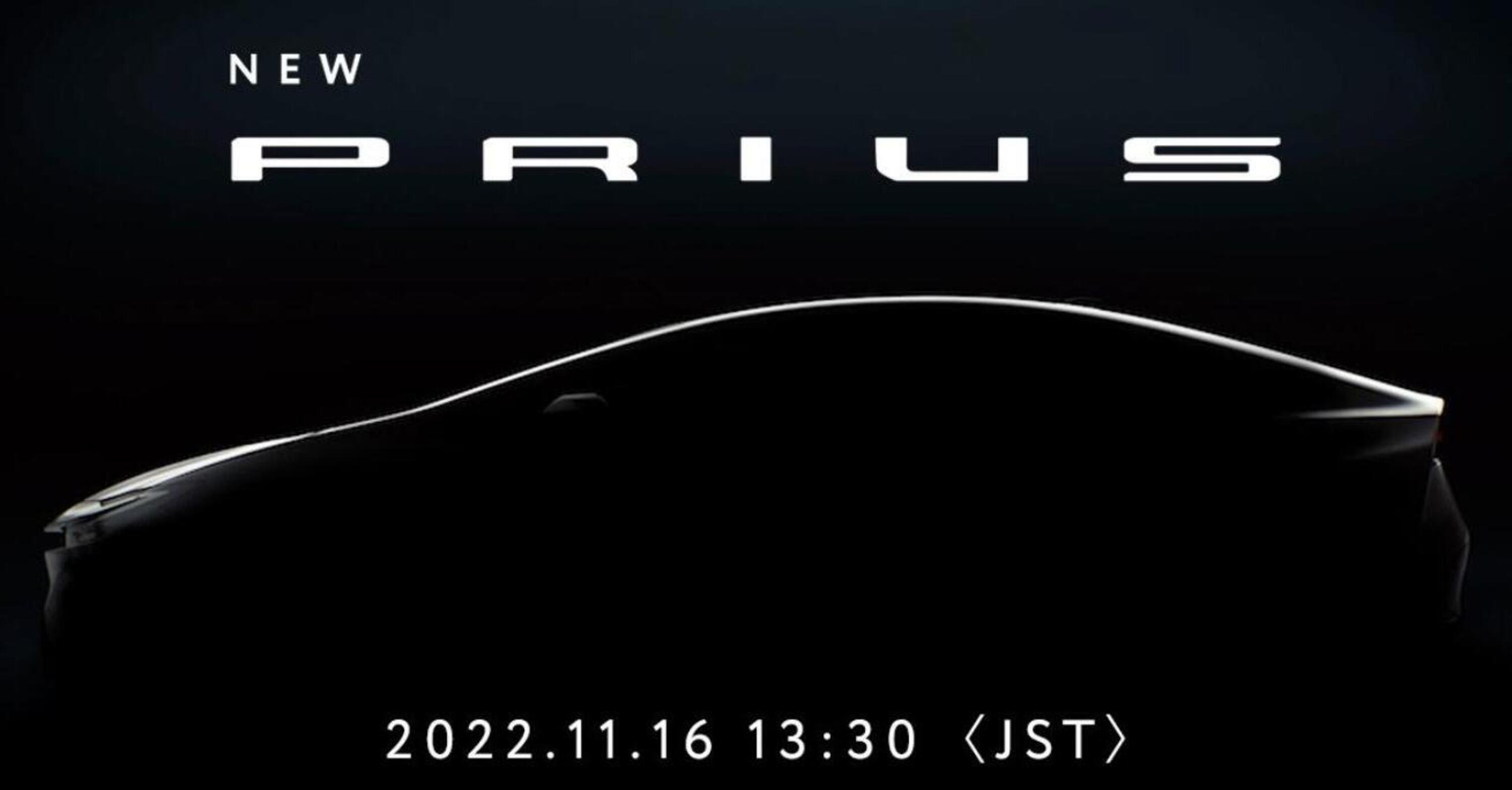 La quinta generazione della Prius &egrave; in arrivo per il 16 novembre 