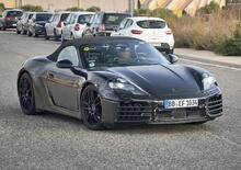 Porsche 718 Boxster elettrica, ecco le nuove foto spia