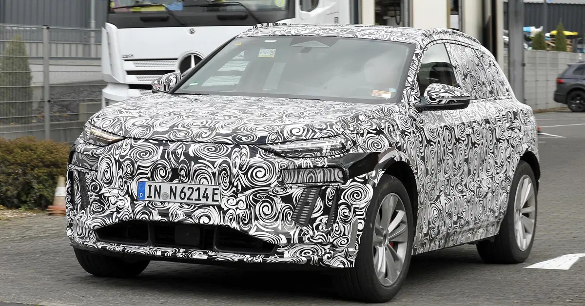 Audi RS Q6 e-tron, ecco le foto spia