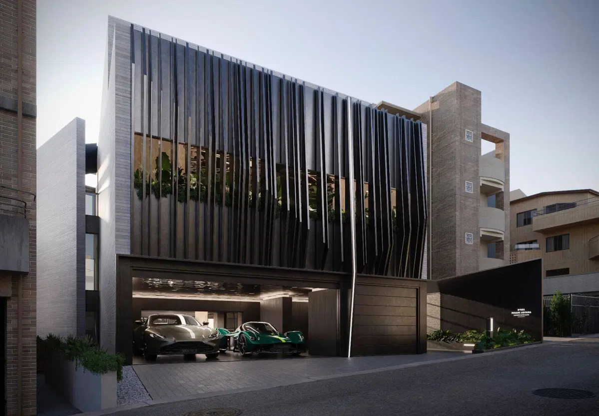 Aston Martin a Tokyo firma anche un appartamento (con spazio auto) (6)