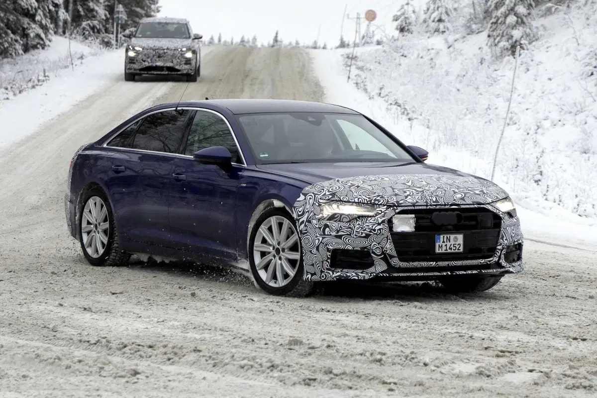 Audi A6, ecco le foto spia del nuovo Facelift (4)