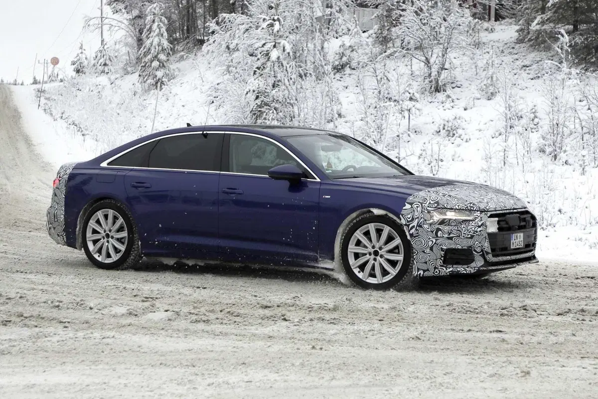Audi A6, ecco le foto spia del nuovo Facelift (6)