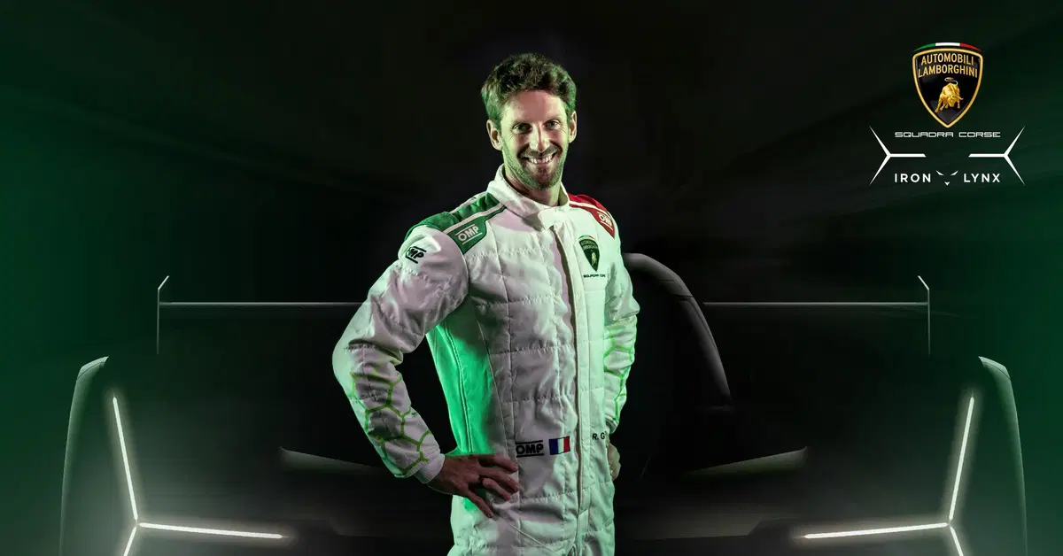 WEC: Romain Grosjean con Lamborghini nella classe LMDh nel 2024