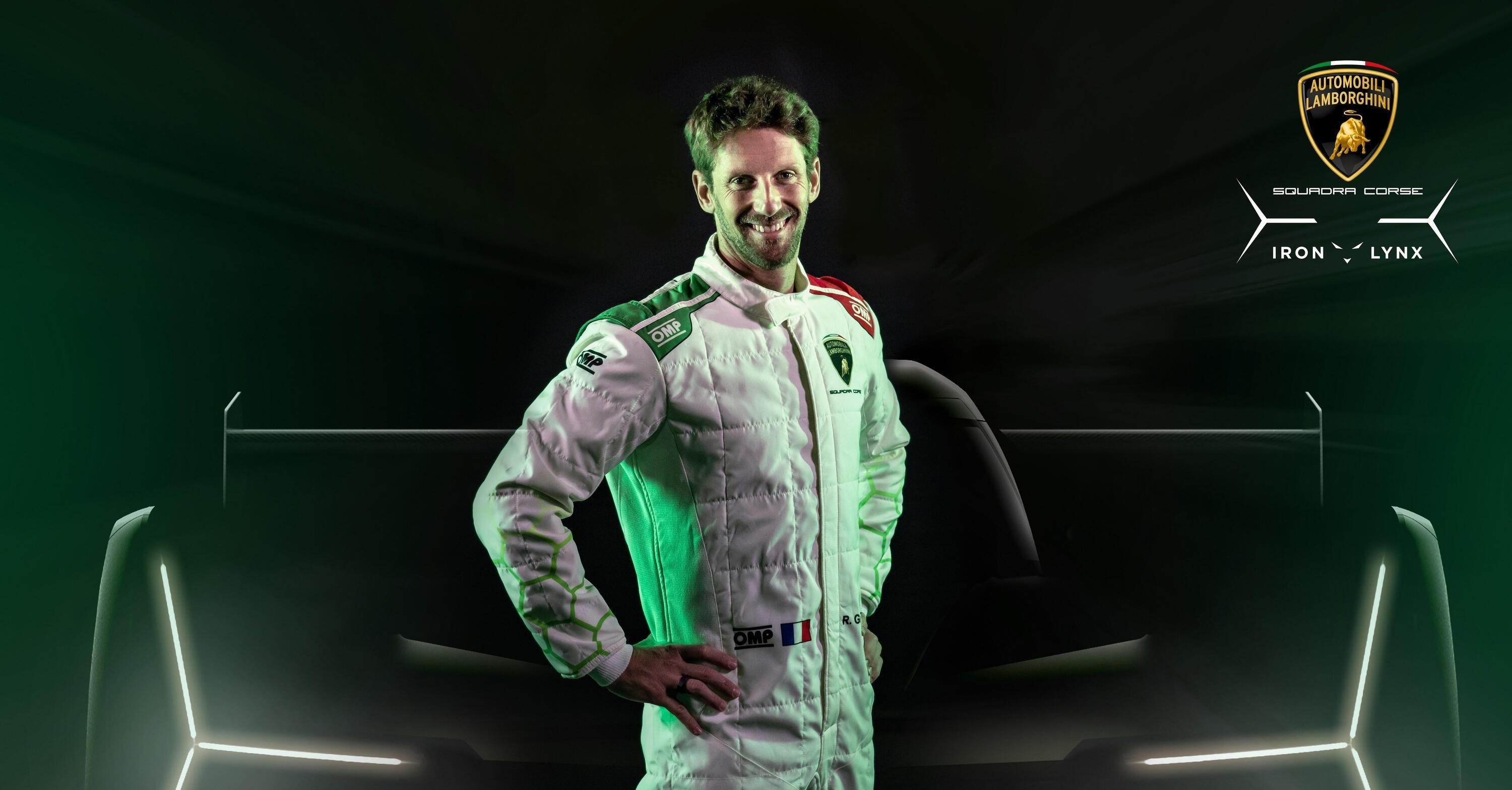 WEC: Romain Grosjean con Lamborghini nella classe LMDh nel 2024