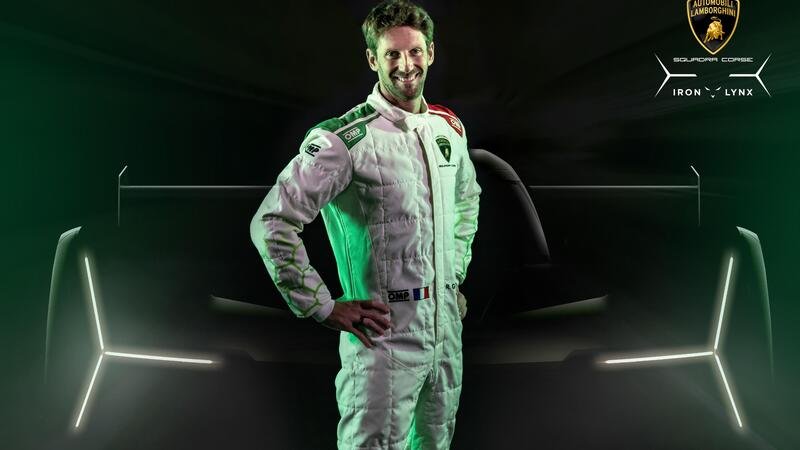 WEC: Romain Grosjean con Lamborghini nella classe LMDh nel 2024