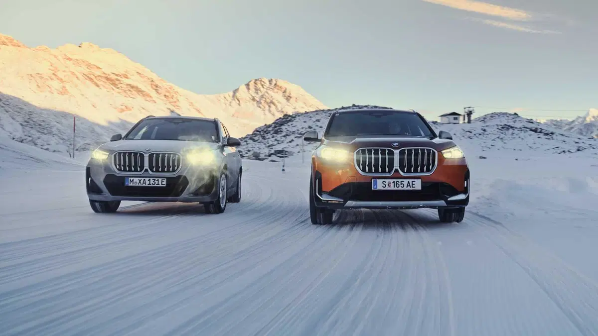 BMW iX1: come funziona una elettrica con due motori sulla neve (4)