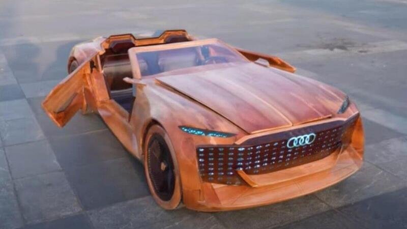 Audi Skysphere replica di legno: il perfetto regalo di Natale [VIDEO]