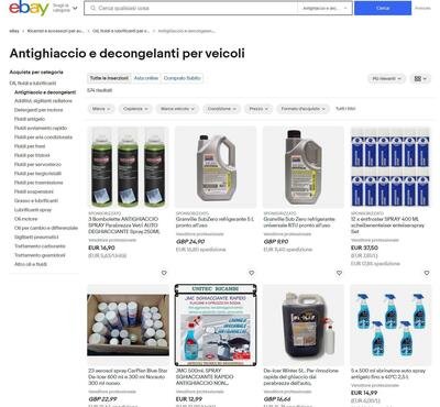 Guida all&rsquo;acquisto: comprare strumenti e prodotti contro il ghiaccio sull'auto, grazie a eBay