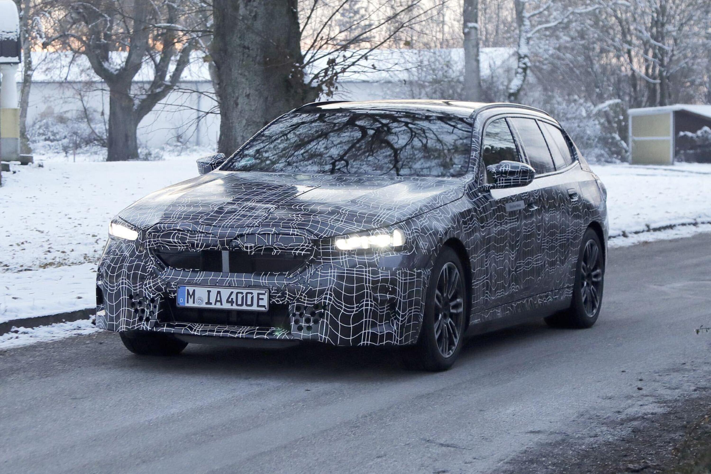 New BMW 5 Series (electric), here are the spy photos