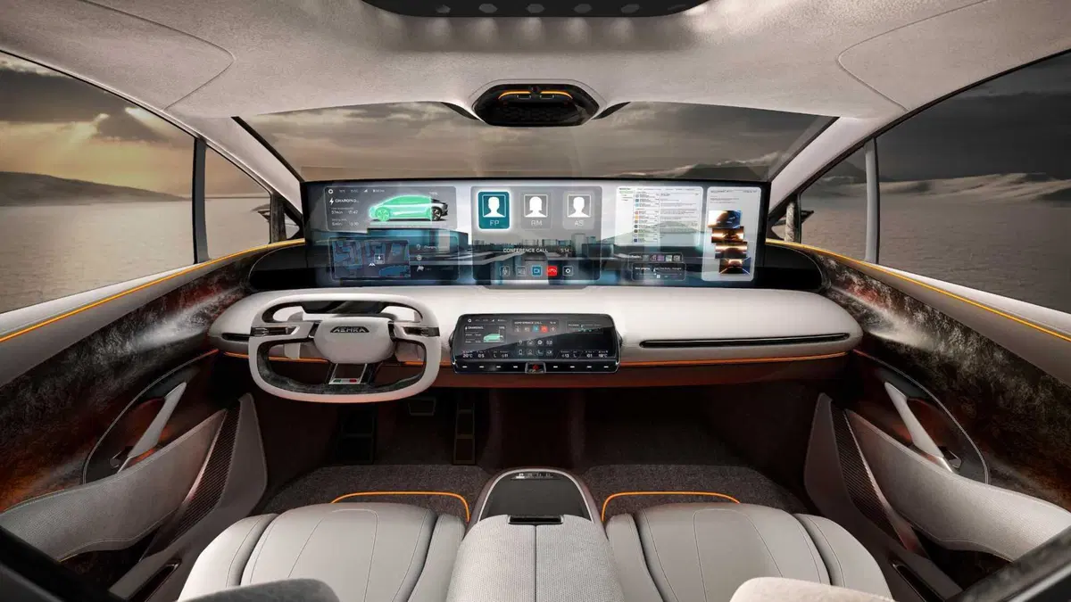 Aehra Suv: immagini degli interni e il display 'infinito'   (3)