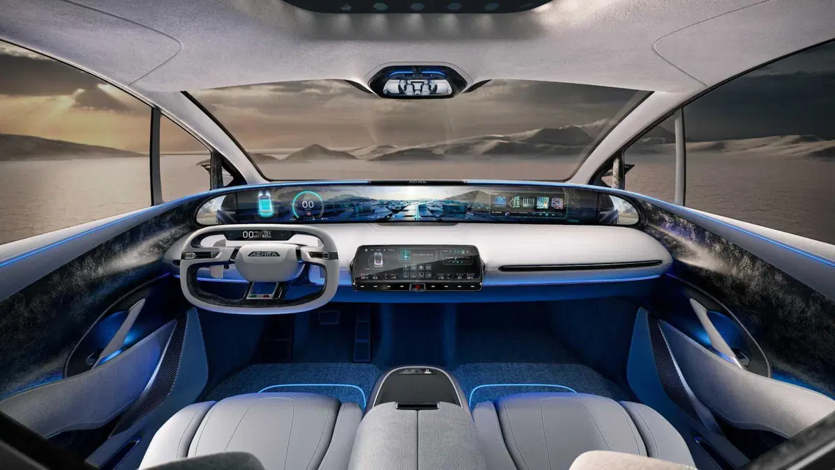 Aehra Suv: immagini degli interni e il display 'infinito'   (5)