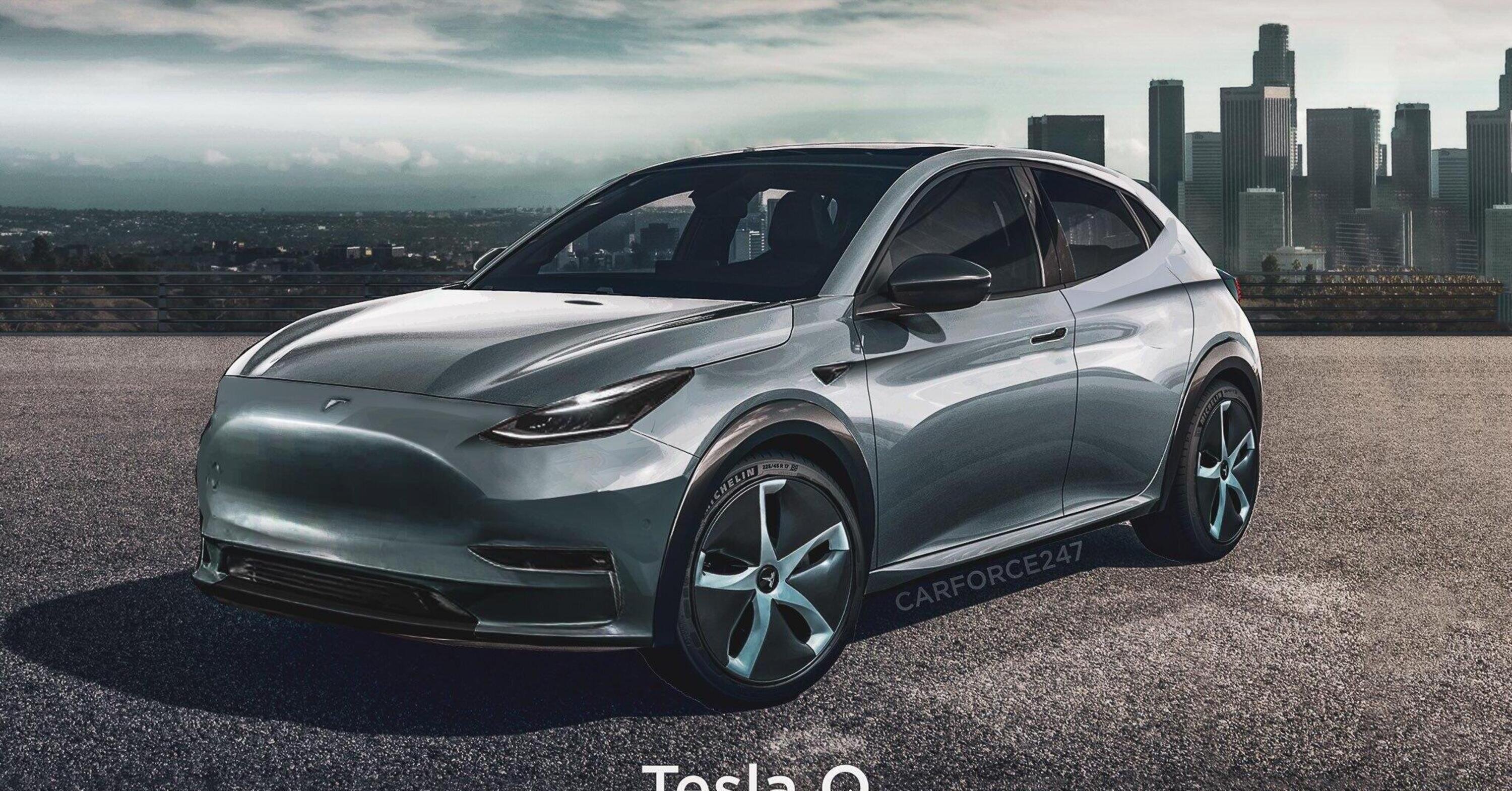 La Tesla Q da 25.000 dollari, la immaginano cos&igrave;. Speriamo sia meglio...