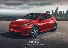 La Tesla Q da 25.000 dollari, la immaginano così. Speriamo sia meglio...