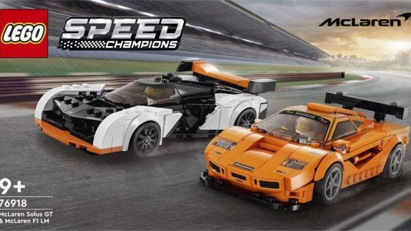 Ferrari, Pagani, Porsche e McLaren: tutte in uscita il 1&deg; marzo 2023 (LEGO)