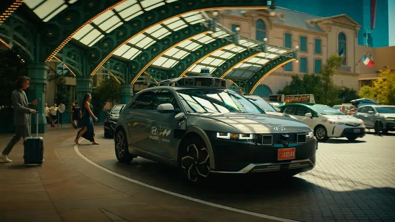 Il robotaxi Hyundai Ioniq5 testato a Las Vegas: ambiente "ostile" [VIDEO]