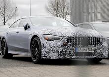 Mercedes AMG GT 4 porte, ecco le foto spia del nuovo Facelift