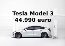 Bomba Tesla: i prezzi scendono di 12.500 euro per la  Model 3 RWD