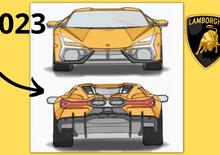 La nuova Lamborghini Aventador: i disegni segreti già in rete 