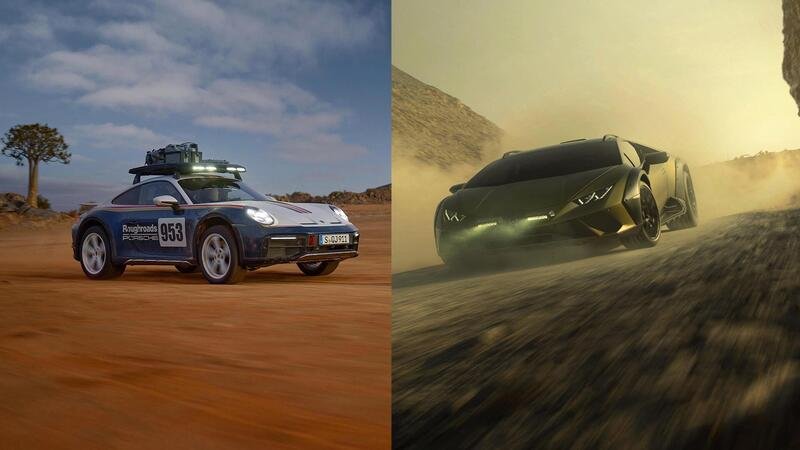 Lamborghini Hurac&agrave;n Sterrato vs. Porsche 911 Dakar: tecnica a confronto