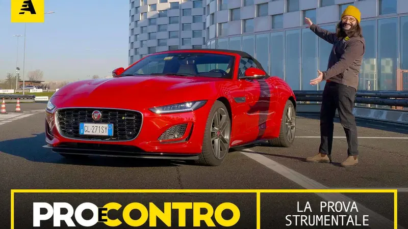 Jaguar F-Type, PRO e CONTRO | La pagella e i numeri della prova strumentale [Video]