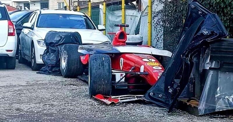 Ferrari di Schumacher in discarica? Si, ma finta