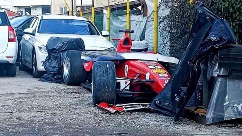 Ferrari di Schumacher in discarica? Si, ma finta