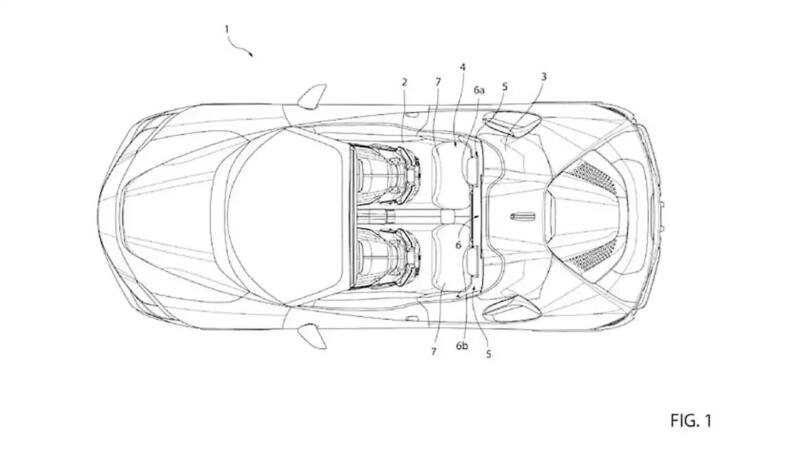 Ferrari diventa una Transformer: brevettata la spider 2 + 2 
