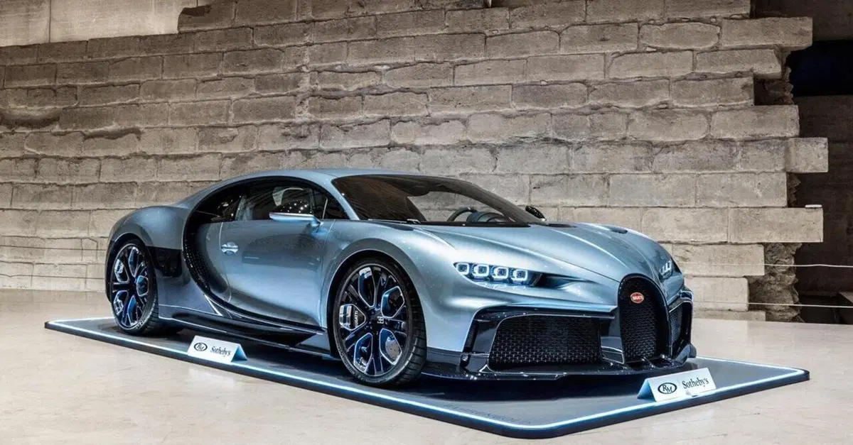 L'auto nuova pi&ugrave; cara del mondo ad un'asta: Bugatti Chiron Profil&eacute;e