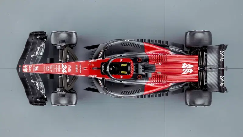 La C43, la monoposto di Alfa Romeo per la stagione 2023 di Formula 1