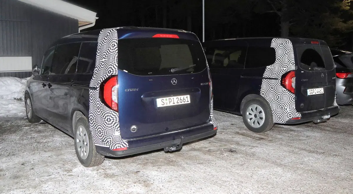Mercedes Citan, il furgone tedesco sarà offerto ancora a gasolio [Foto Spia]