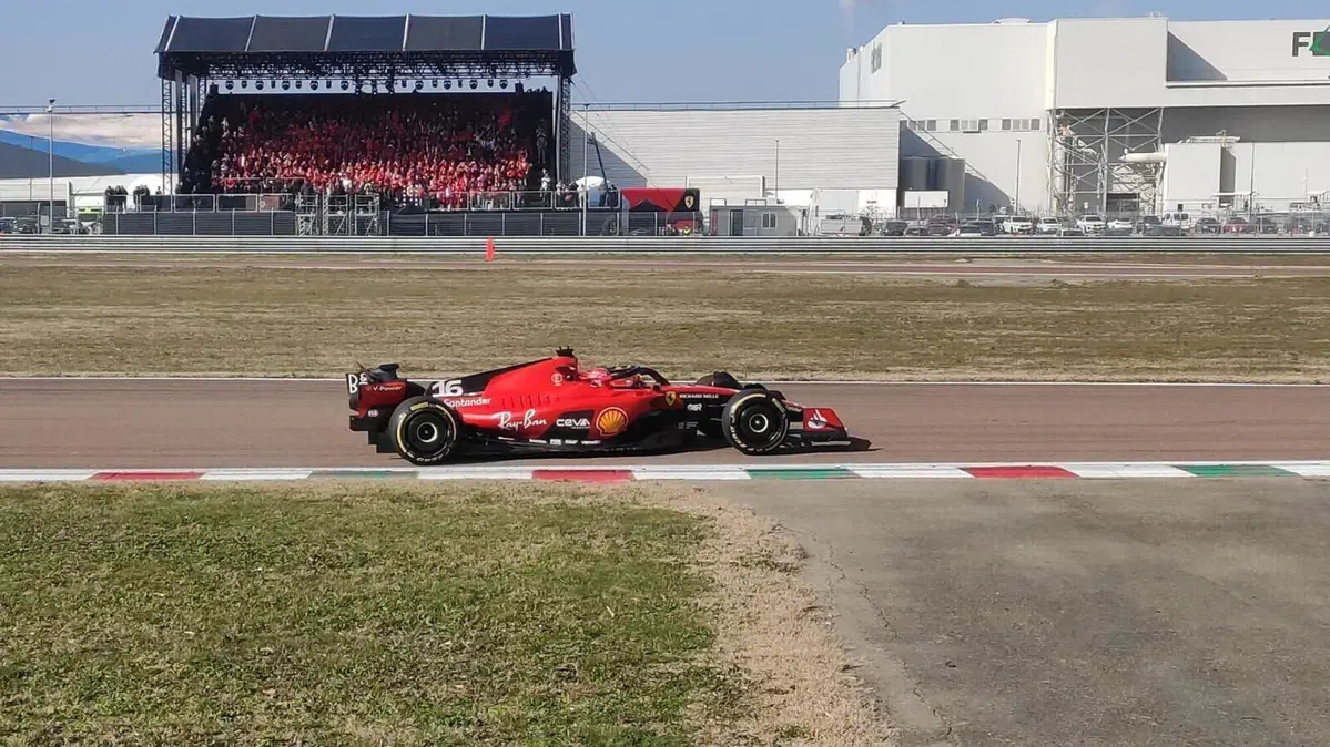 Charles Leclerc guida la SF-23 per la prima volta [VIDEO]