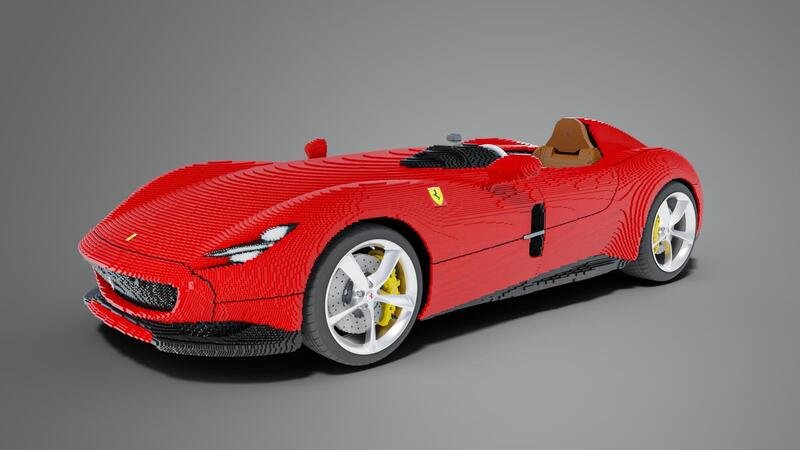 Ferrari SP1, in Danimarca sar&agrave; costruita con i lego in scala 1:1 