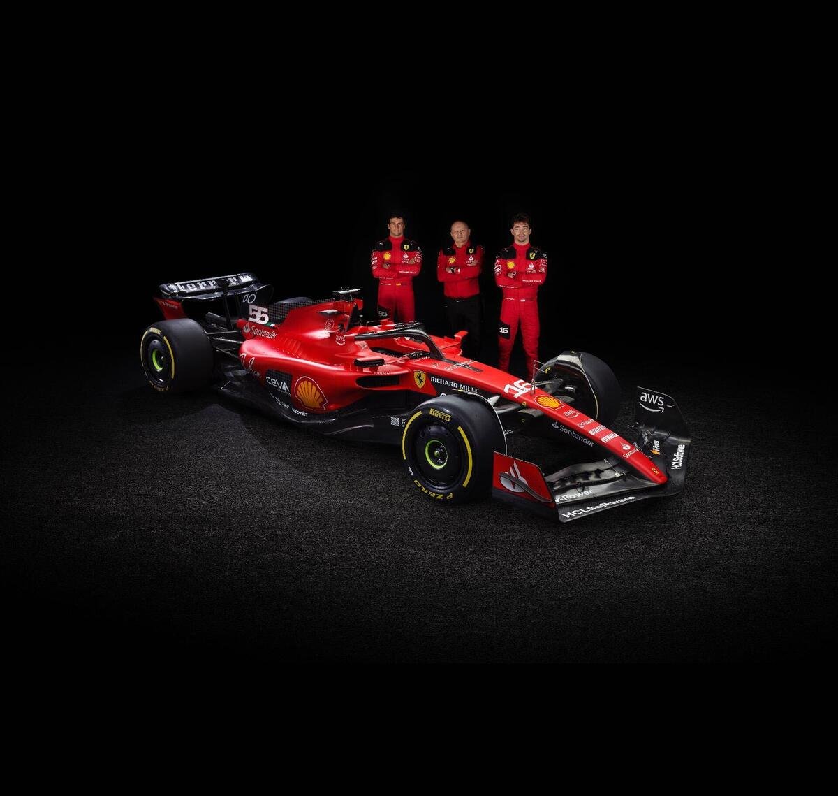 F1 2023 Ferrari SF23, questa sì che è una presentazione Formula 1