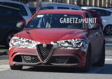 Alfa Romeo Giulia Quadrifoglio 2023, motori più potenti e nuovi occhi [Foto spia]