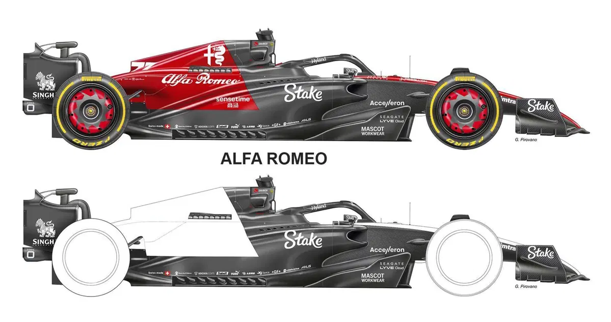 F1. Cura dimagrante a base di risparmio di vernice: quanto nero sulle monoposto 2023! (3)