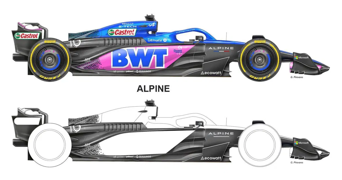 F1. Cura dimagrante a base di risparmio di vernice: quanto nero sulle monoposto 2023! (6)