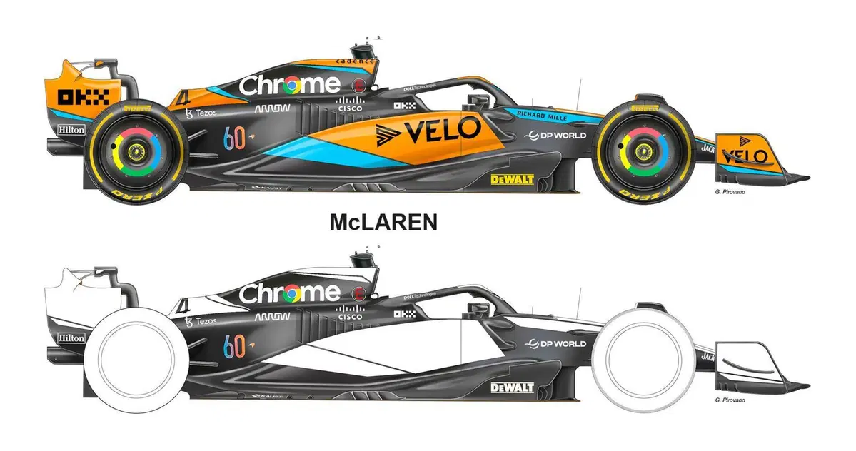 F1. Cura dimagrante a base di risparmio di vernice: quanto nero sulle monoposto 2023! (5)
