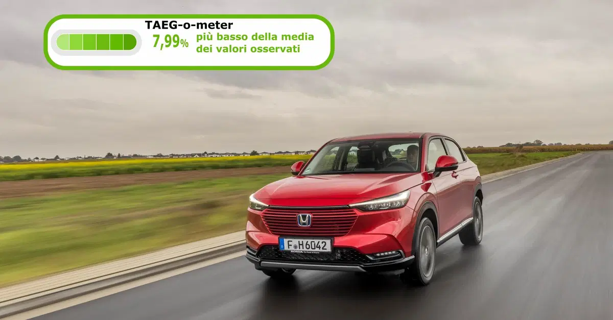 Honda HR-V 2.700 euro di bonus anche senza rottamazione statale