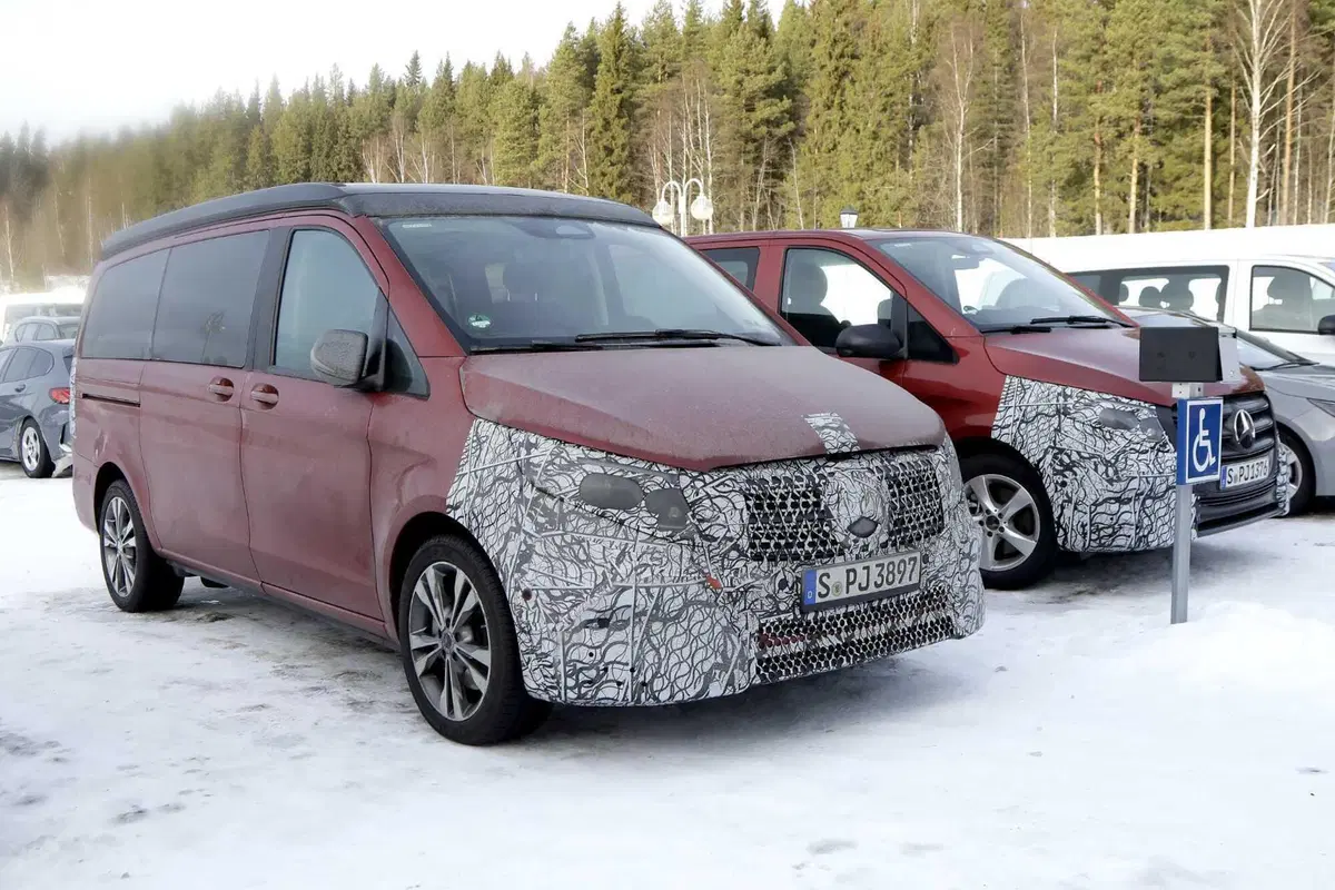 Mercedes Classe V, ecco il nuovo Facelift [Foto Spia] (3)