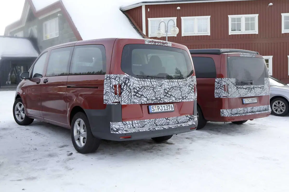Mercedes Classe V, ecco il nuovo Facelift [Foto Spia] (5)