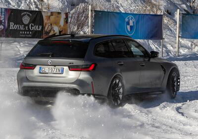 BMW M3 Touring: un primo assaggio di guida sulla neve... sempre di traverso