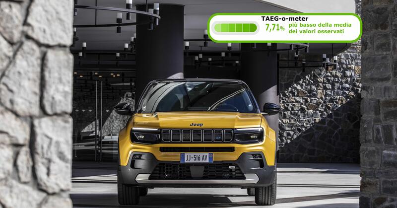 Parte la produzione della nuova Jeep Avenger e le offerte finanziarie