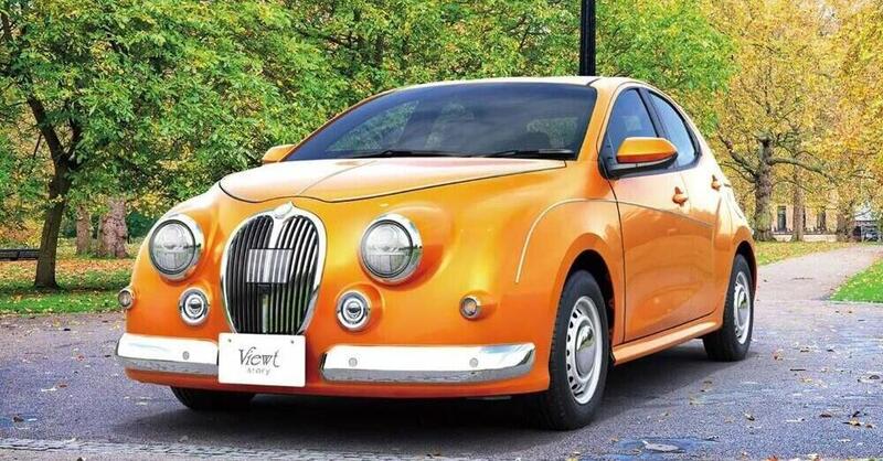 La Yaris che vuole fare la Jaguar: Mitsuoka Viewt